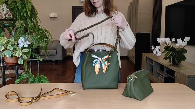 Женская сумка Pola 8629 (зеленая) смотреть онлайн