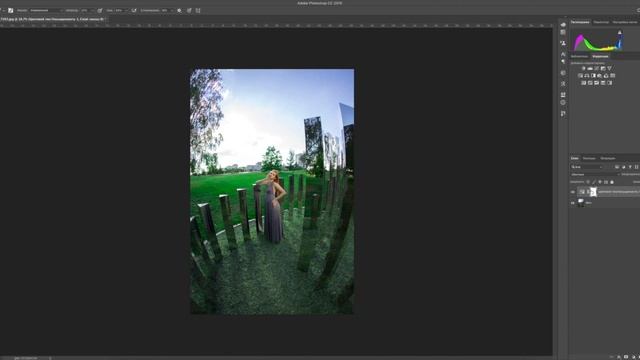 Photoshop урок №1 Цветокоррекция с помощью эффекта цветовой тон смотреть онлайн