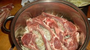 Шашлык из баранины по-узбекски