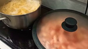 СПАГЕТТИ С КРЕВЕТКАМИ.