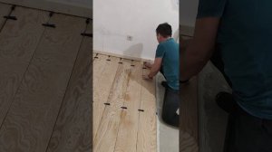 Пол из фанеры лиственницы, пол под дерево, сделай сам