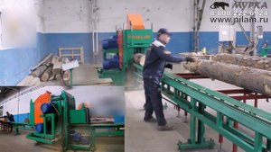 Станок брусующий Тополь 450 дисковый бревнопил от pilam.ru