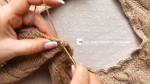 Как сделать красивый ажурный край ?Мастер-класс? #вязание