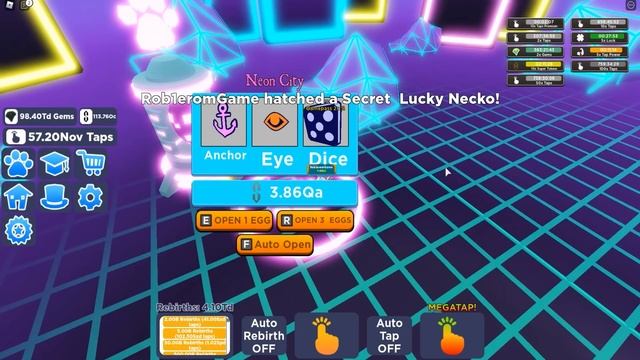 НОВОГОДНИЙ ИВЕНТ! СЕКРЕТКА С ПЕРВОГО КЛИКА И НОВОГОДНИЕ ПОДАРКИ В ТАППИНГ СИМУЛЯТОРЕ! ROBLOX смотреть онлайн