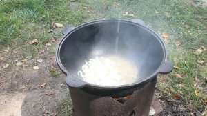 Летнее блюдо в казане из овощей и мяса! Вкусная штучка.