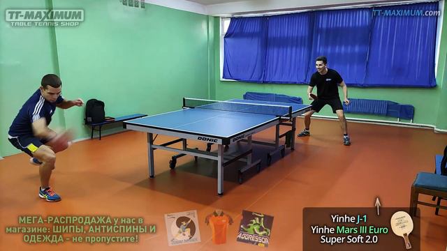 Yinhe MARS III Euro Super Soft новый мягкий китайский тензор за $12 от Milkyway! обзор тест накладк