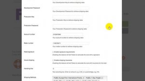Fedex shipping method for WooCommerce