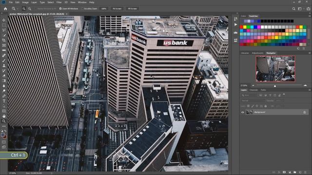 Photoshop Basic Series - Open save close, Zoom tool, Bird's Eye Tool and scrolling смотреть онлайн