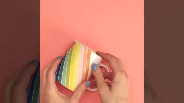 DIY   Ленточные кружки