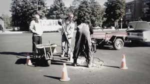 Поиск канализационных люков под новым асфальтом