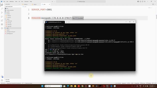 Building a Secure Multi User Login System with Express.js, MongoDB, and TailwindCSS смотреть онлайн