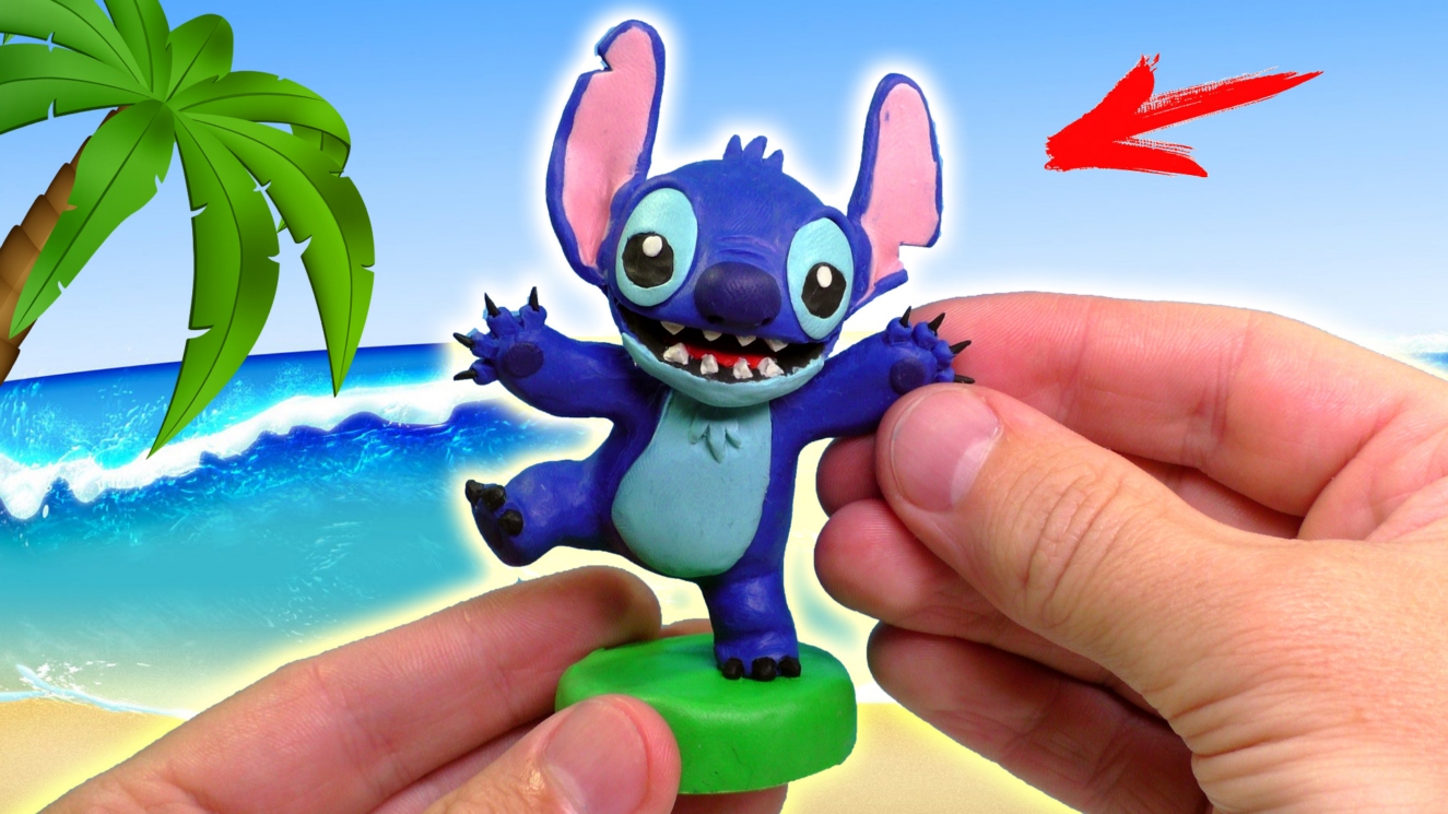 Лепим СТИЧА из пластилина | Stitch with Clay