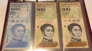 Моя коллекция банкнот Венесуэлы 2018-2019