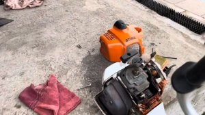 Штиль ФС 460 С-ЕМ намываем и отправляем на консервацию! Stihl FS 460 C-EM washing time!