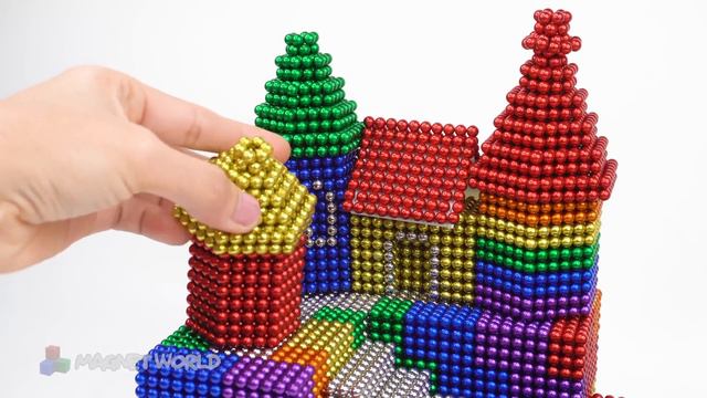 DIY - How To Make Amazing Bridge Castle on Water From Magnetic Balls (Satisfying) | Magnet World смотреть онлайн