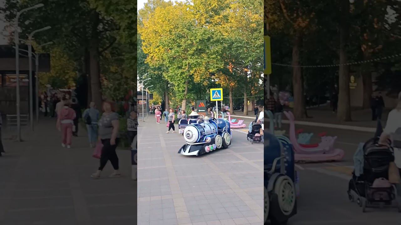 Анапа. Вечерняя обстановка у Летней эстрады. #анапа #курорт