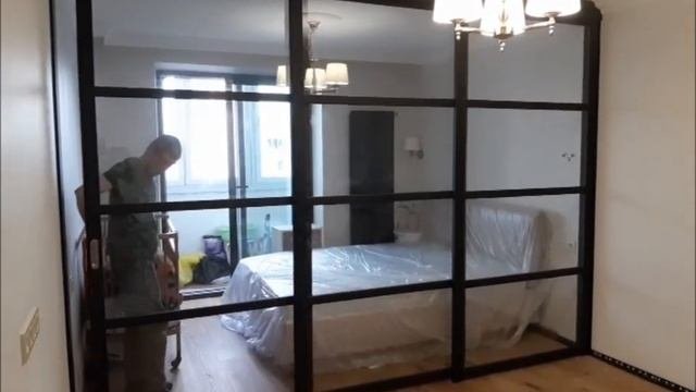 Раздвижная перегородка "Лофт"