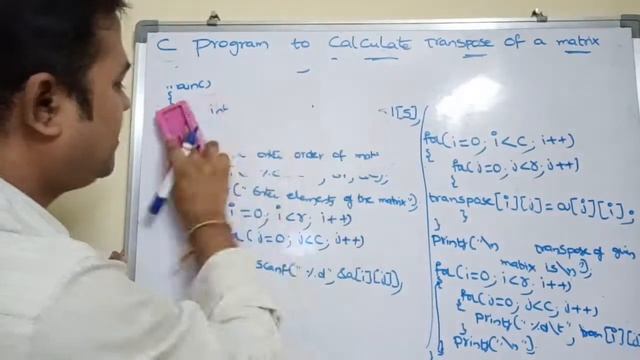 transpose of a matrix in c|c program to find transpose of a matrix смотреть онлайн