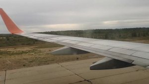 Посадка Боинг 737-700 в аэропорту г. Нарьян-Мара.