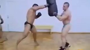 Качки бьют грушу