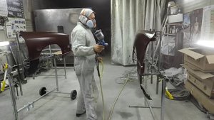 Как покрасить и лакировать малым давлением?