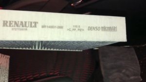 Рено Каптур ЗАМІНА ФІЛЬТРА САЛОНУ! Captur cabin filter replace Clio 4. Logan 2. Sandero 2. 1.5 dci
