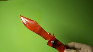 Нож наваха из дерева в скине волны, фаза рубин. Как сделать наваху из дерева с механизмом (CS:GO)