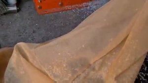 Дробилка Измельчитель на Ми-700 на сетке 10мм прессованный поролон