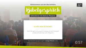 Gottesdienst am 20.08.2022 mit Radovan Marjanov – Live auf der Höhe