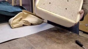 перетяжка пуфика