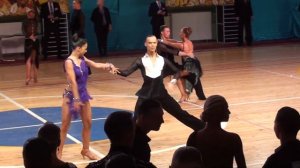 Dmitry Larin - Olga Kunafina , Rumba 1/ 4 WDSF Internetional Open Latin Moskvich 2017