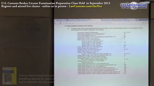 Part 7: Country of Origin Marking (September 2013 Customs Broker License Exam Preparation Class)