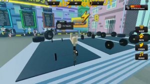 как получить rebirth? +новые кодики! strongman simulator