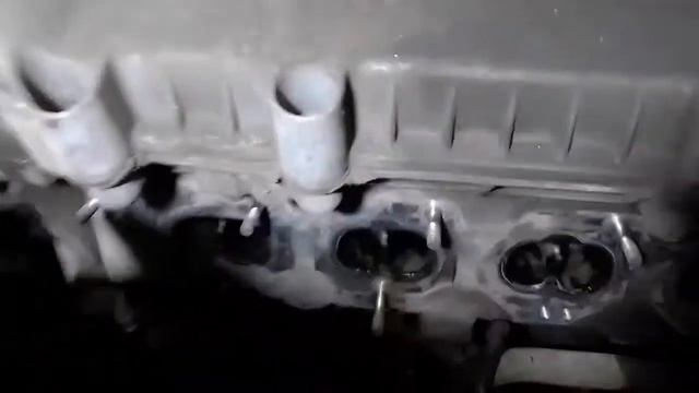 Чери ку ку Chery QQ как снять впускной коллектор. замена прокладки впускного коллектора. смотреть онлайн