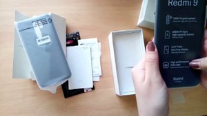 Распаковка - Смартфон Xiaomi Redmi 9 4GB/64GB / M2004J19G