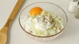 Оладьи из куриной грудки с крахмалом