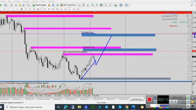 План на торговую неделю по валютной паре евро/доллар 04.09.2021 смотреть онлайн