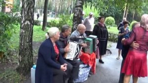 Гармонь на очередном вечере в Парке Победы  города  Липецка  13 08 2016 года.Видео Ланских.