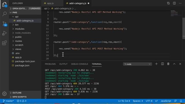Build RESTful API using Node.js Tutorials in Hindi | Create Node.Js API | Part-2 смотреть онлайн