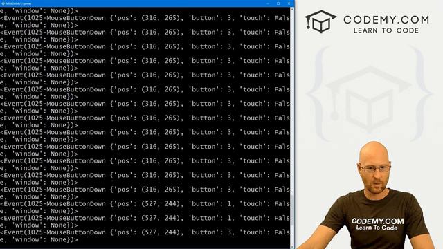 2. Move Things With The Mouse - PyGame Thursdays 2 смотреть онлайн