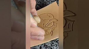 Тиснение на коже/ Тиснение на коже в домашних условиях/ работа с кожей/ Основы тиснения/