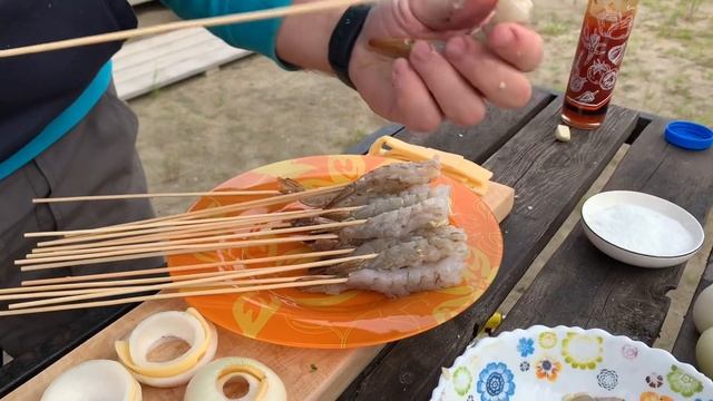 Закуска ТОП | КРЕВЕТКИ в панировке с соусом | ЛУКОВЫЕ КОЛЬЦА