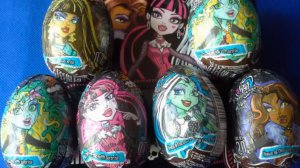 6 Сюрприз Яиц Монстер Хай Игрушки 6 Surprise Eggs Monster High Toys