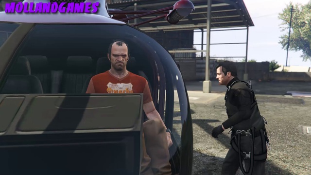 КАК ПРОЙТИ МИССИЮ ТРОЕ-ЭТО КОМПАНИЯ [GTA 5 #34]- MOLLAND GAMES (ЭПИК. БОЙ) - С КОММЕНТ