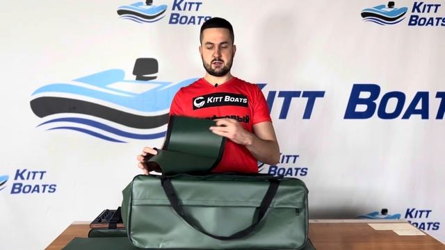 Мягкие накладки на сидения в лодку ПВХ от Kitt Boats смотреть онлайн