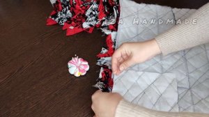 МК как сшить красивый бордюр для корпешек/сидушек/подушек и избавиться от мелких обрезков ткани