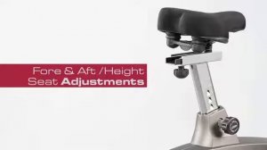 Регулировка сиденья на велотренажере 3951 Finnlo Maximum Upright Bike