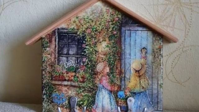 Обворожительные настенные ключницы своими руками. Красивые фото ключницы своими руками