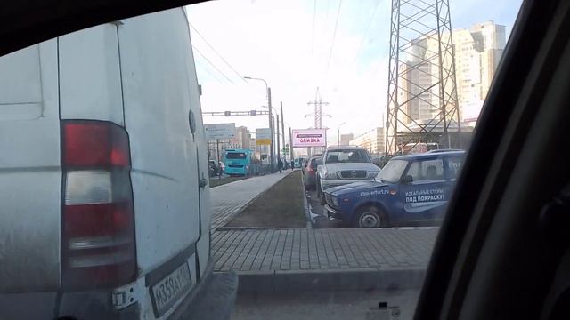 Пробки из-за транспортной реформы в Питере. смотреть онлайн