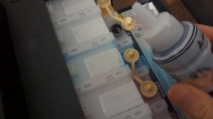 Як заправити принтер Epson L805 l800 - заправка неоригінальними чорнилами Ink system